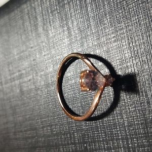 Rose gold ring